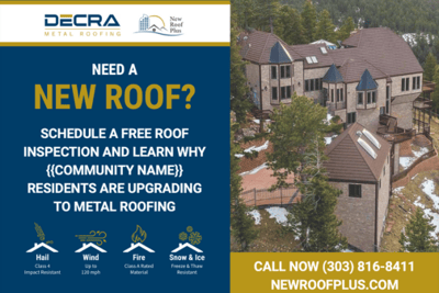 Decra Roofing Personalized Direct Mail Piece
