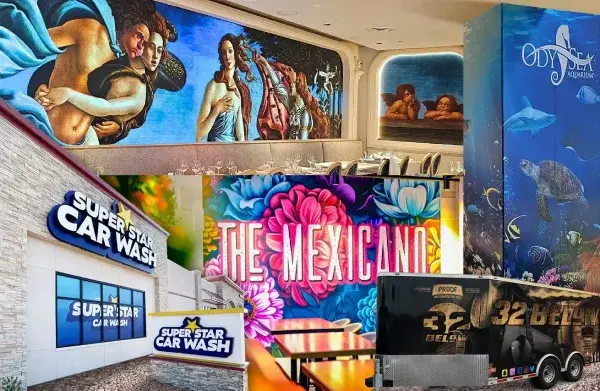 Collage of Large Format Digital Prints
